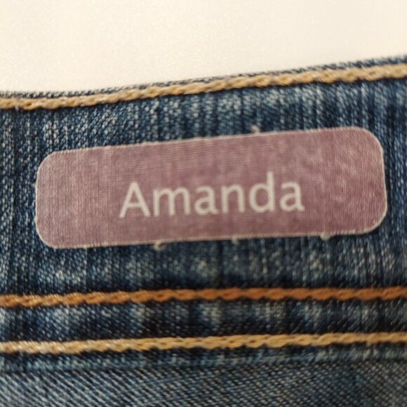 Gloria Vanderbilt Size 22W 43x29 Amanda High rise Straight Leg Med wash Jeans - Picture 12 of 12